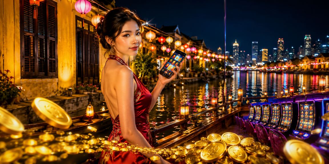 Khách hàng trải nghiệm casino di động tại Hội An