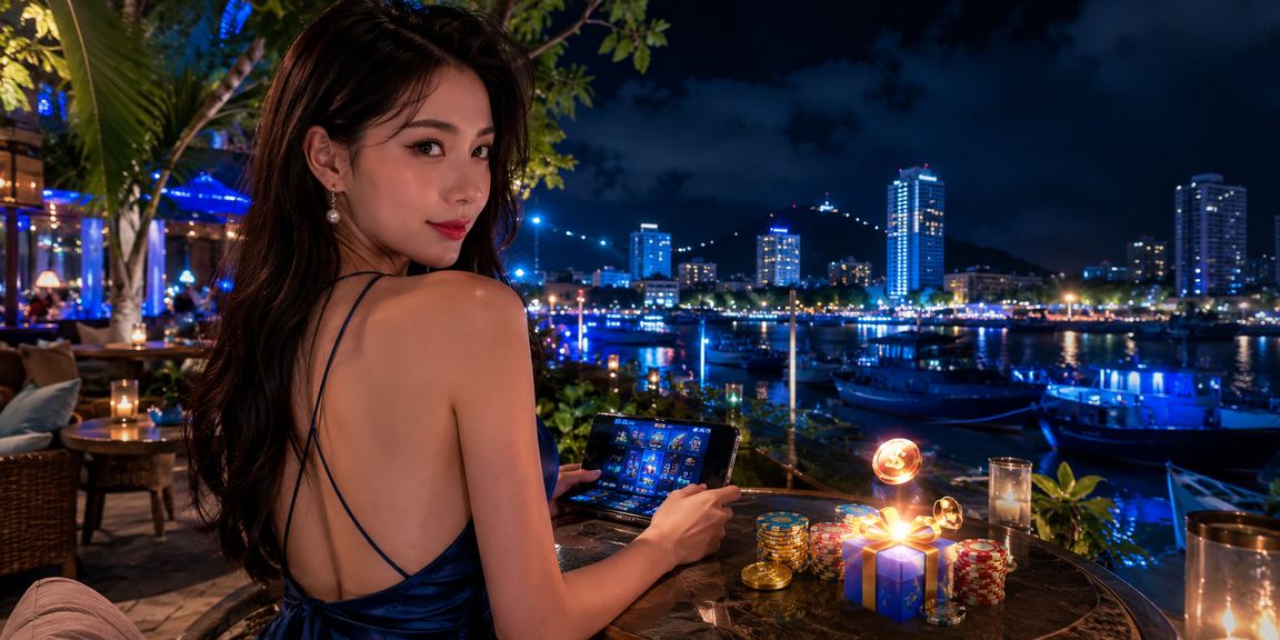 Người chơi trải nghiệm cá cược trực tuyến trong không gian cà phê ven biển Vũng Tàu